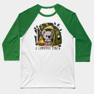 Koala camping into the wild with quote Baseball T-Shirt